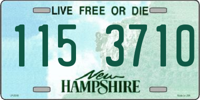 NH license plate 1153710