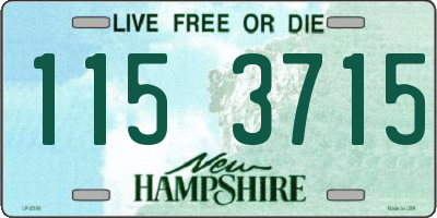 NH license plate 1153715