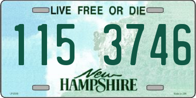 NH license plate 1153746