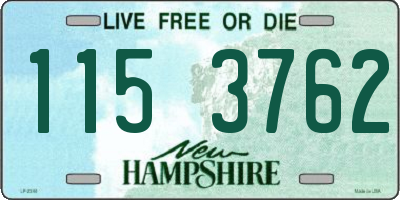 NH license plate 1153762