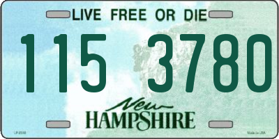 NH license plate 1153780