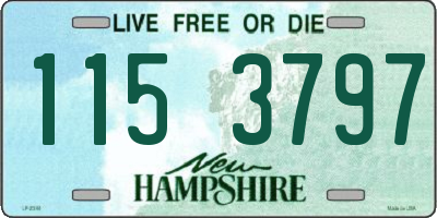 NH license plate 1153797