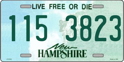 NH license plate 1153823