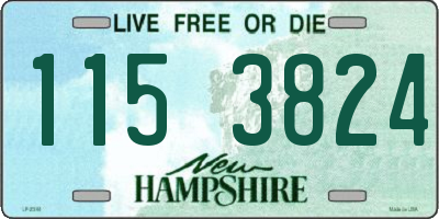 NH license plate 1153824