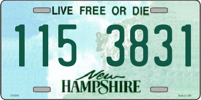 NH license plate 1153831