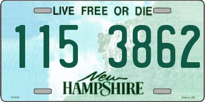 NH license plate 1153862