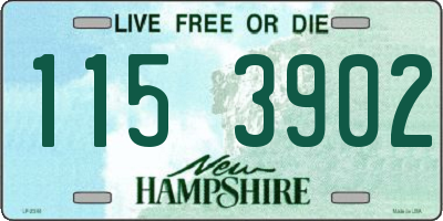 NH license plate 1153902