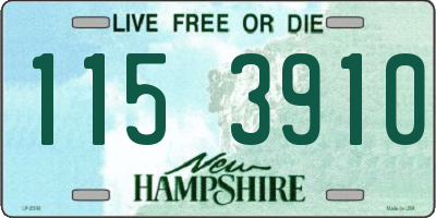 NH license plate 1153910