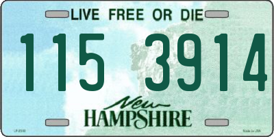 NH license plate 1153914