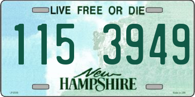 NH license plate 1153949