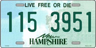 NH license plate 1153951