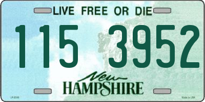 NH license plate 1153952