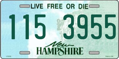NH license plate 1153955