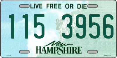 NH license plate 1153956