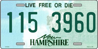 NH license plate 1153960