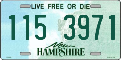 NH license plate 1153971