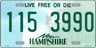 NH license plate 1153990