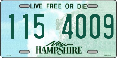 NH license plate 1154009