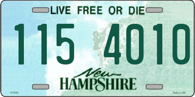 NH license plate 1154010