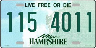 NH license plate 1154011