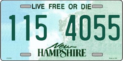 NH license plate 1154055