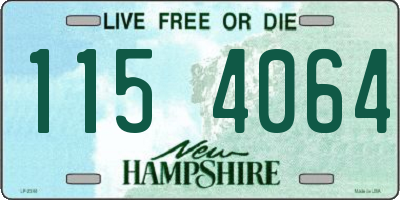 NH license plate 1154064