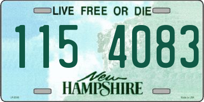 NH license plate 1154083