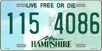 NH license plate 1154086
