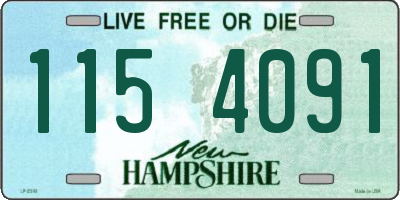 NH license plate 1154091
