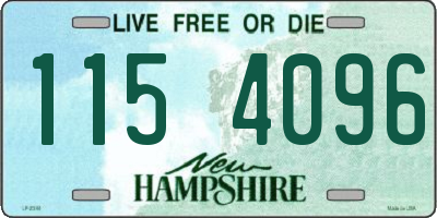 NH license plate 1154096