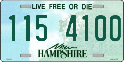 NH license plate 1154100