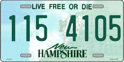 NH license plate 1154105