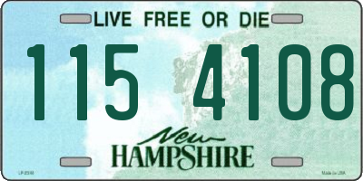NH license plate 1154108