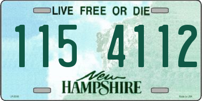 NH license plate 1154112