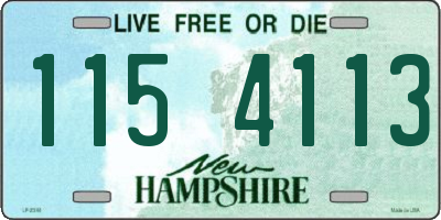 NH license plate 1154113