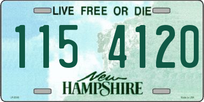 NH license plate 1154120