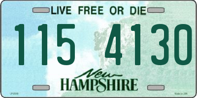 NH license plate 1154130