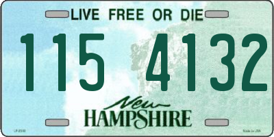 NH license plate 1154132