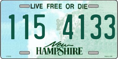 NH license plate 1154133