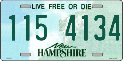 NH license plate 1154134