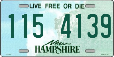 NH license plate 1154139