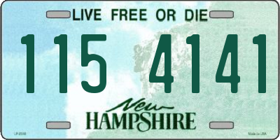 NH license plate 1154141