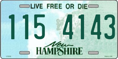 NH license plate 1154143