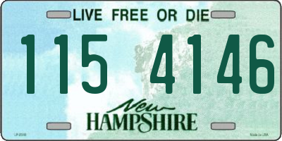 NH license plate 1154146