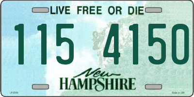 NH license plate 1154150