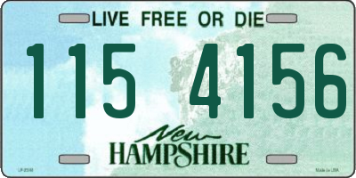NH license plate 1154156