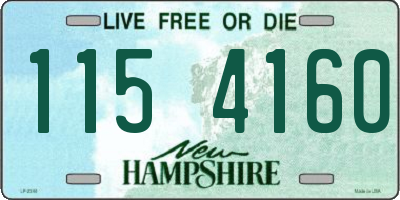 NH license plate 1154160