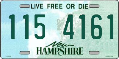 NH license plate 1154161