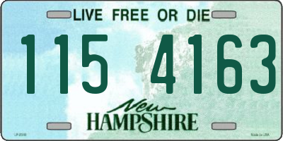 NH license plate 1154163