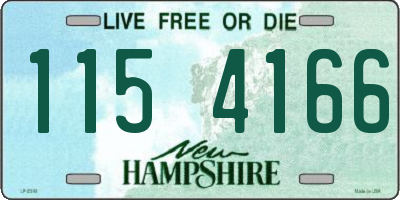 NH license plate 1154166